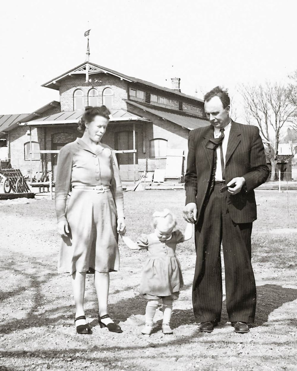 John och Ruth med dottern Inga-Lisa